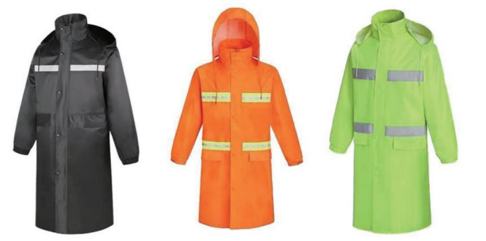 Reflective Raincoat 01 — product photograph