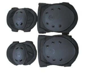 Four-piece elbow and knee guard set