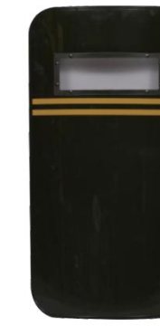 Injection-moulded riot shield