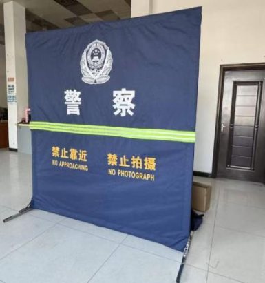 Folding scene privacy screen