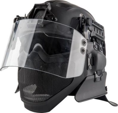 Modular protective helmet
