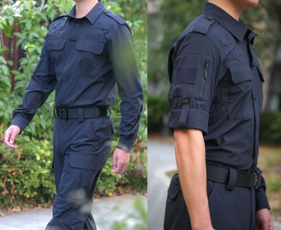 Long-sleeve quick-dry duty uniform