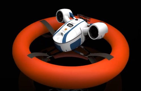Remote life-ring propulsion unit