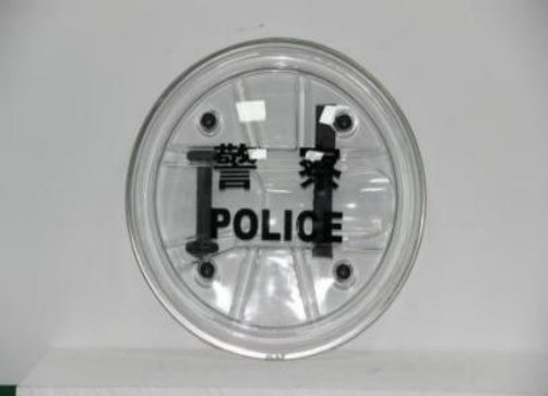 Round transparent protective shield
